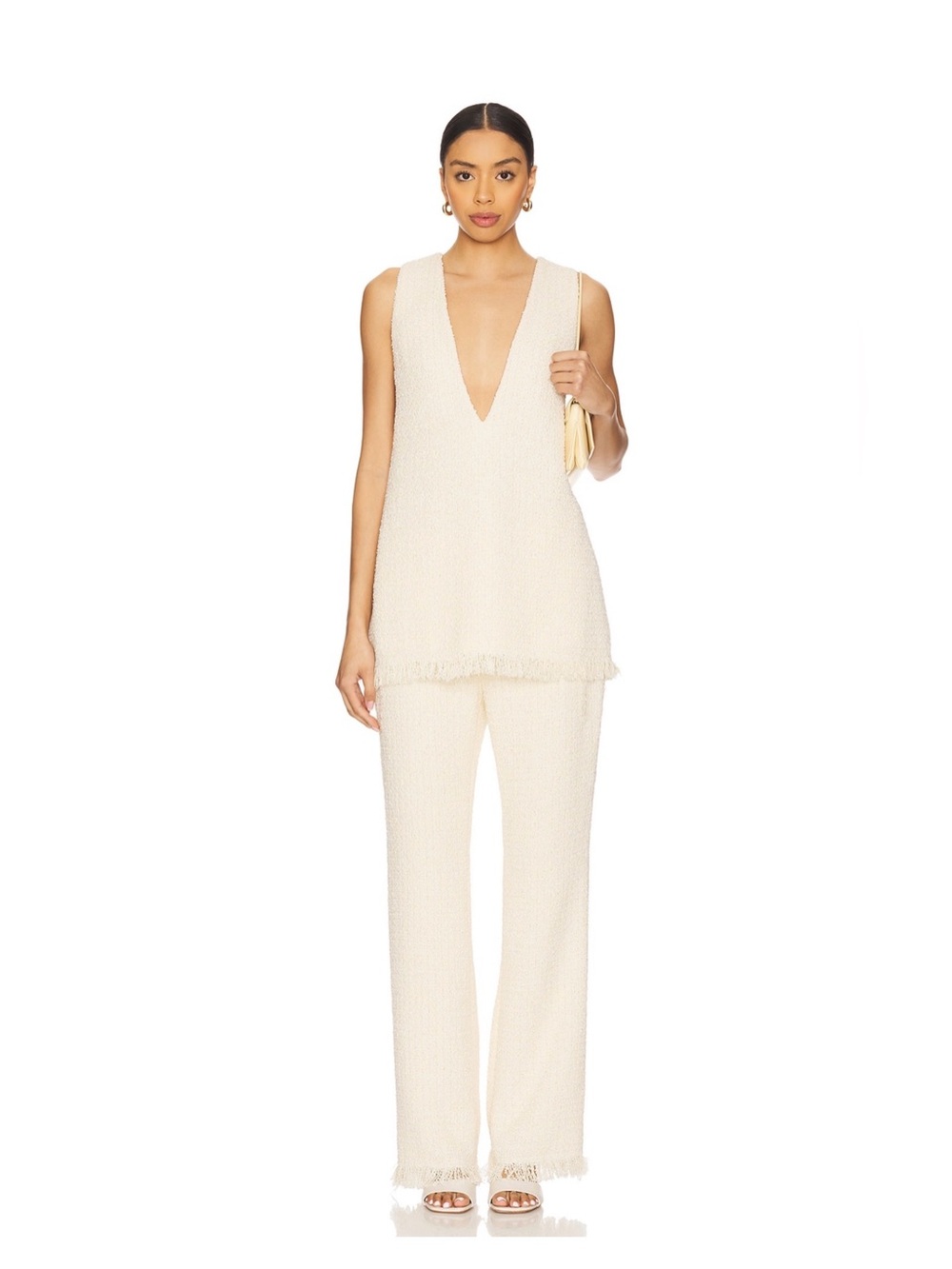 Retrofete Shar Boucle Pant & 
Gav Boucle Top set for